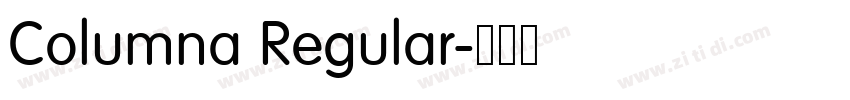 Columna Regular字体转换 Columna Regular字体转换